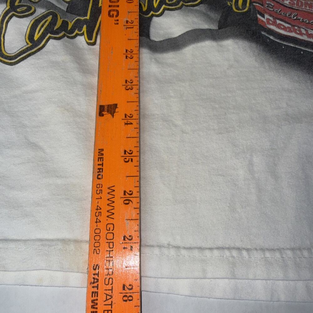 Vtg Dale Earnhardt Jr All Over Print Men Sz L Bud Beer REDHOT AOP Chase T-Shirt - Picture 8 of 12